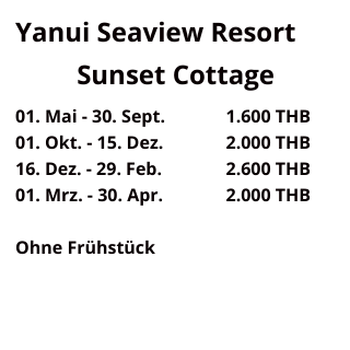 Hotelpreis Yanui Sunset