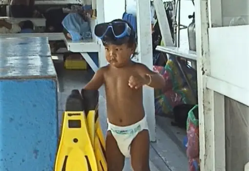 Nachwuchstaucher auf der Poseidon Phuket